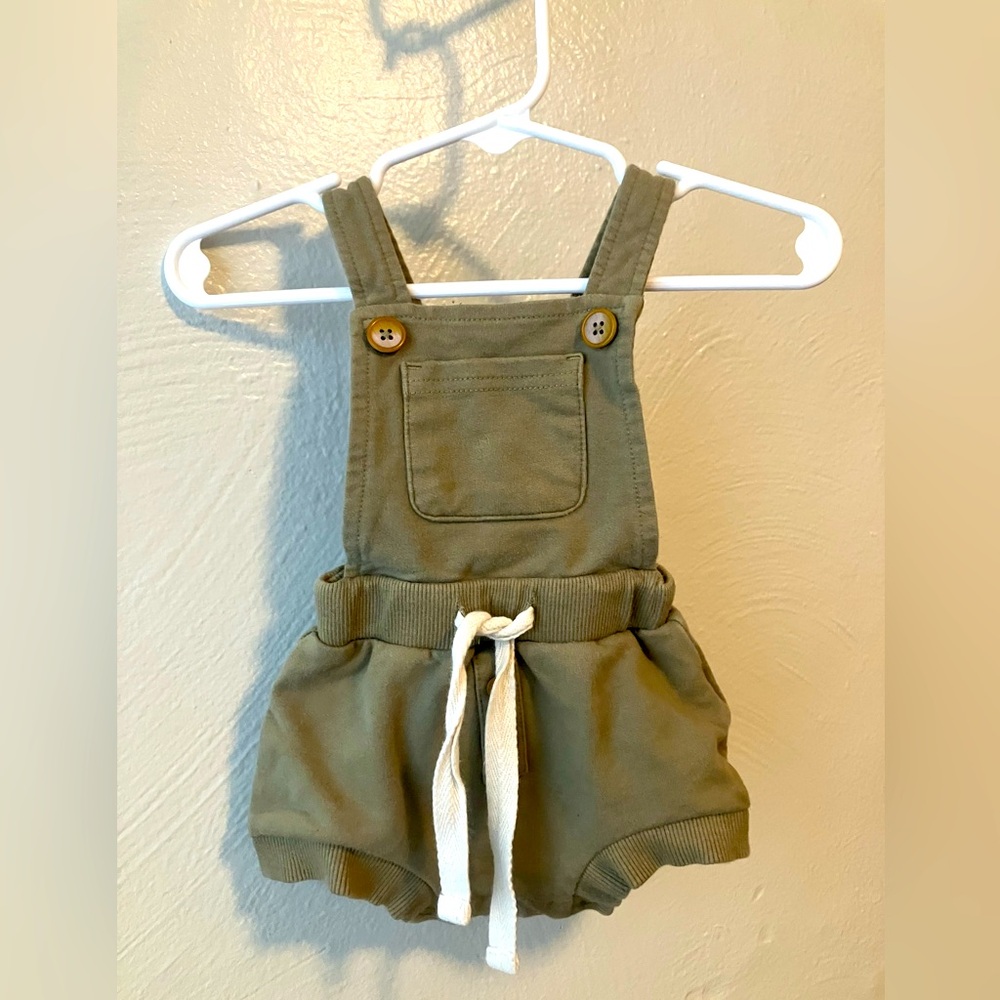 Jamie Kay Khaki Kids Overalls